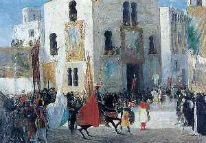 Entrada de los Reyes Catlicos en Murcia