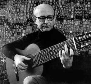 Narciso Yepes - Retrato con guitarra de diez cuerdas Narciso Yepes - Retrato con guitarra de diez cuerdas