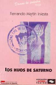 Portada del libro 'Los hijos de Saturno' de Fernando Martn Iniesta 