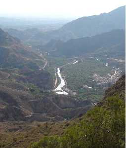 Valle de Ricote desde el Solvente