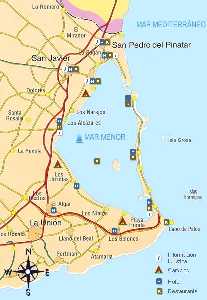 Infraestructuras tursticas del litoral del Mar Menor