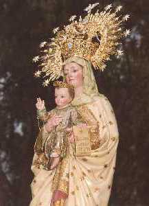  Imagen de la patrona Virgen de la Salud [Archena_Fiestas del Corpus]