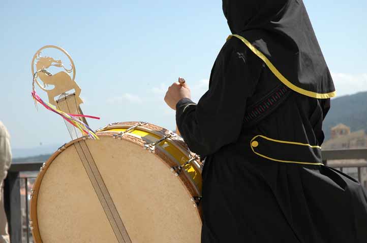 Detalle en la llave del tambor [Moratalla_Semana Santa] . 