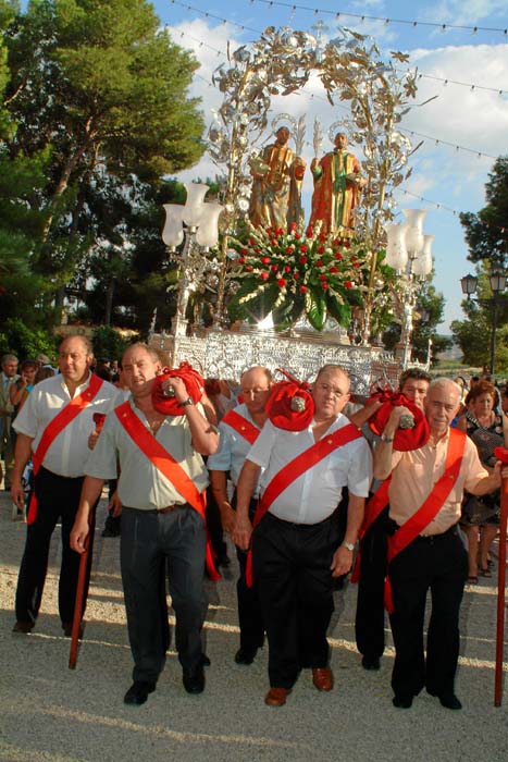Porteadores de los Santos Mdicos [Abarn_Fiestas Patronales]. 