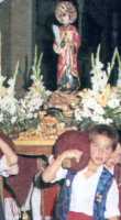 Procesin infantil en honor a San Bartolom 