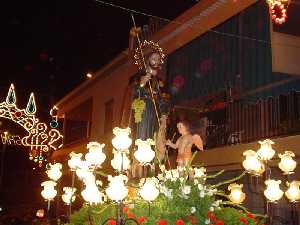 San Roque en las calles de Villanueva [Villanueva del Segura_Fiestas Patronales] 