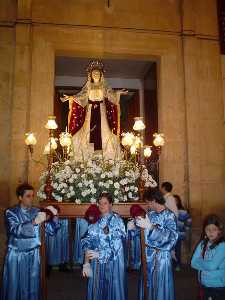 Virgen de los Dolores en Jueves Santo 