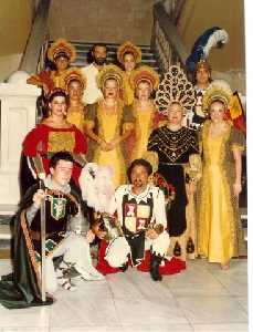 Templarios 1983. Antes del desfile