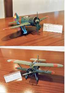 [Los  Polikarpov I-16 y Polikarpov I-15 Alczares_Museo Aeronutico]