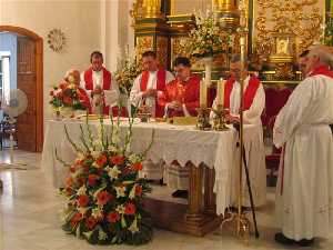 Santa Misa en honor a San Bartolom [Beniel_Fiestas San Bartolom] 