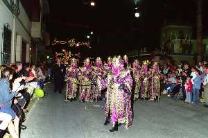 Momento del desfile de los Trek Al- Banyala 