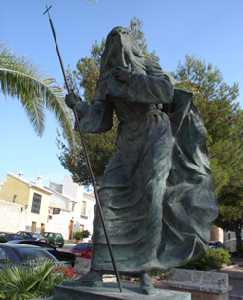 Escultura en honor al nazareno 