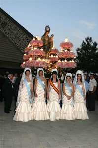  Reina y Damas en la Romera de la Virgen del Rosario [Torre Pacheco_Fiestas Patronales]