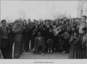 Cuadrilla de nimas de La Arboleja, hacia 1942