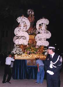 El trono de la Virgen del Rosario [La Unin_Fiestas Rosario] 