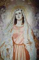 Estandarte de la Virgen de la Amargura del Paso Blanco