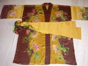 Kimono bandas oro
