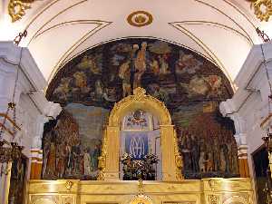 Altar de la iglesia de Santa Mara la Real (Aledo) 