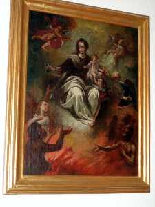 Virgen del Carmen con nimas[Iglesia de san Miguel de Mula]