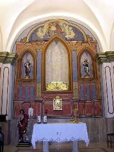 Altar Mayor de la iglesia de San Juan Bautista de Campos del Ro 