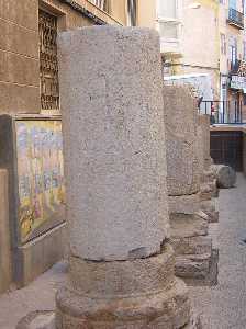 Columnata de la Morera Baja asociada a un almacn del puerto de Carthago Nova 