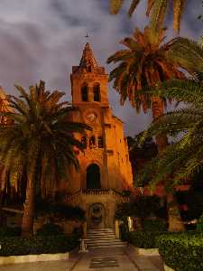 Archena-Ermita en la Noche.