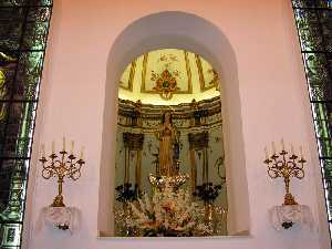 Altar de la iglesia de la Concepcin de Alhama 