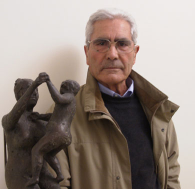 El escultor Antonio Campillo [Ceut_Antonio Campillo]