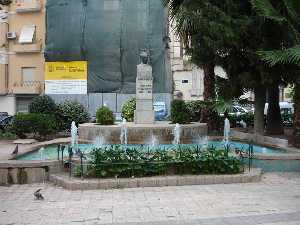 Homenaje a Villamartn, Plaza de la Merced de Cartagena 