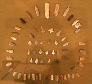 Piezas prehistricas de slex 