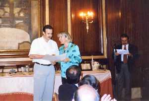 IX Certamen Nacional, Tema Jardines. Aranjuez 1997. Con Julia Sez Angulo.