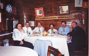 Caf Gijn. Madrid 1998. Con Conchita Garca lvarez, Jess Cmara, Jos Maria Maestu y Wilfredo Rincn Garca.