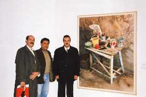 LXVI Saln de Otoo. Madrid 1999. Con Jos Maria Maestu y Muoz Vera.