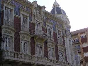 Fachada del Palacio de Aguirre[Palacio de Aguirre Cartagena]