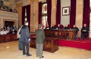 Juicio en el Saln de Plenos del Ayto. de Murcia