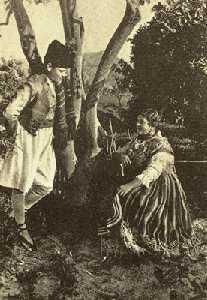 Escena amorosa, de la Serie En la Huerta de Murcia (Murcia)