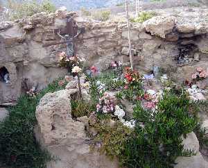 Altar de la Ermita de Cope en guilas 