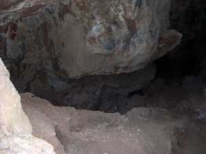 Interior de la Cueva Victoria (Cartagena) 