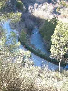 El Ro Segura por el municipio de Calasparra, tras su paso por Caaverosa