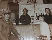 Interior del Bar Pedr�n en los a�os 50 