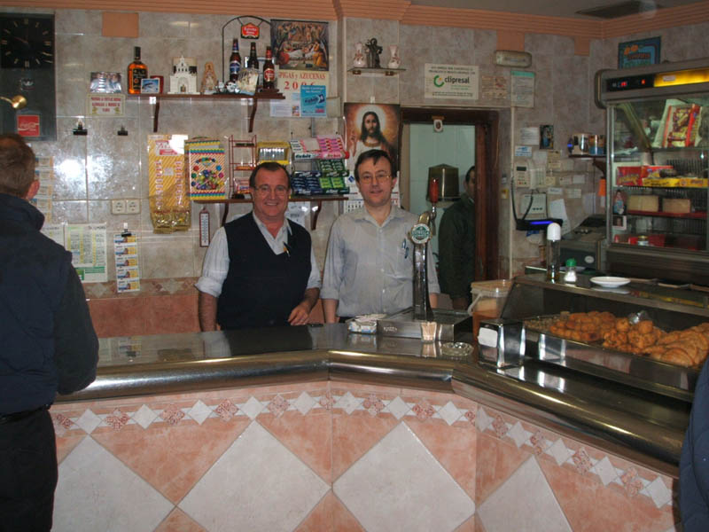 Jos Rosique y uno de sus empleados [Cartagena_El Albujn]. 