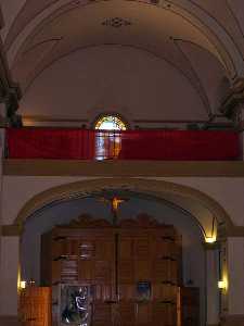 Vista del Coro del Templo[Iglesia de San Francisco Javier San Javier]