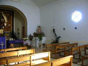 Interior de la Ermita 