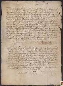 Carta de Fernando Daz del Castillo, Alcalde Mayor del marquesado, ordenando la eleccin de procuradores para las Juntas de Corral Rubio convocadas el 23  de marzo de 1473 [Proyecto Carmes]