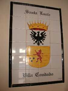 Escudo de la Diputacin de Santa Luca 