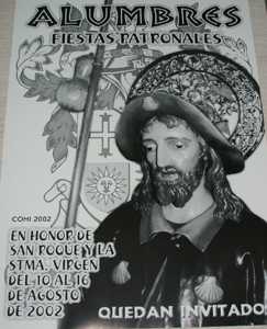 Cartel Fiestas de San Roque Alumbres [Cartagena_Alumbres] 