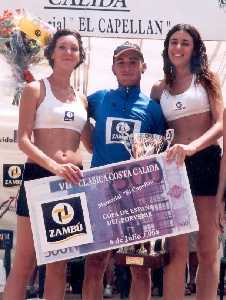 Claudio Casas en el podium de la VII Clsica Costa Clida en 2004