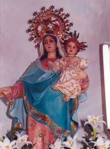 Virgen del Rosario en Fuente del Pino 