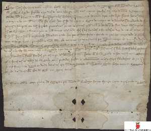 Carta del concejo de Cartagena, aprobando la hermandad firmada con Murcia...[Proyecto Carmes]