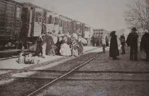 Estacin de tren de Almendricos (Lorca) en 1891 